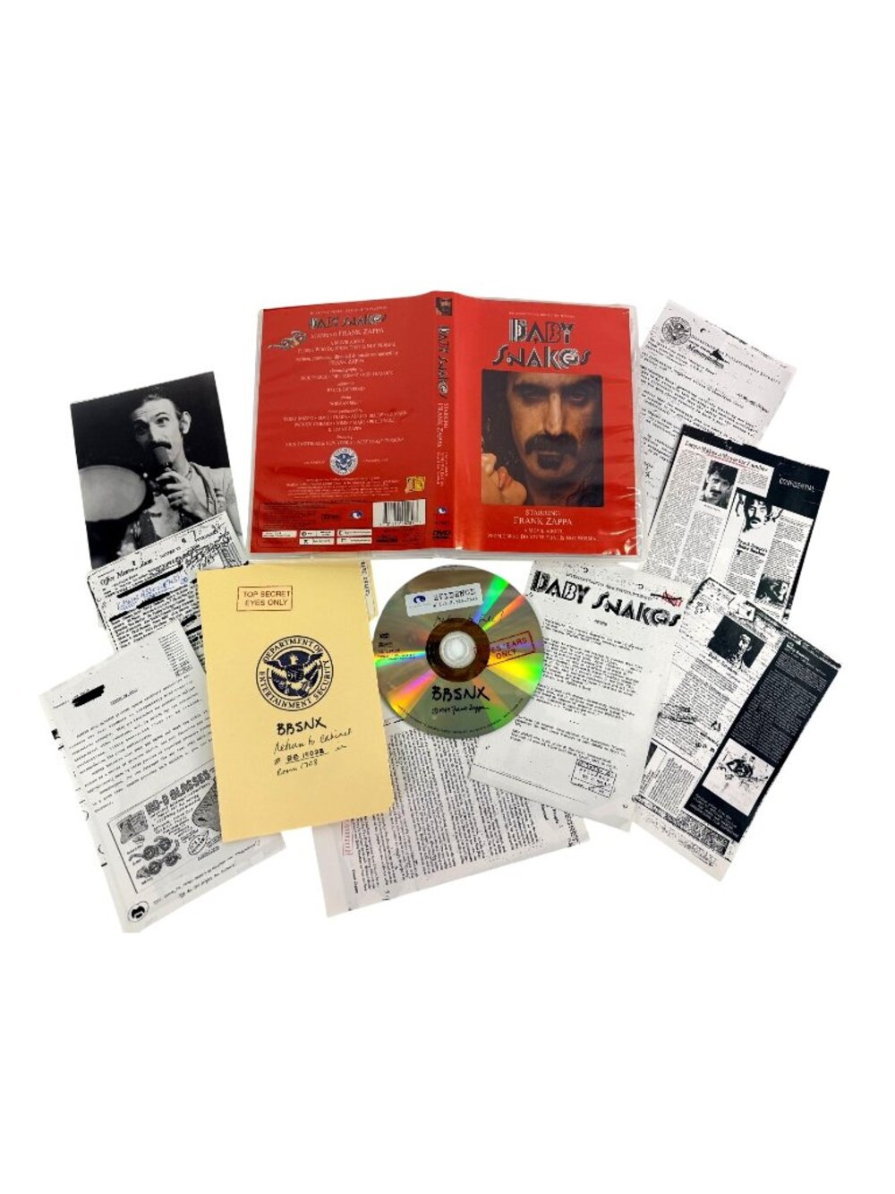 Frank Zappa Baby Snakes DVD 2003‎ Eagle Eye Media w Inserts No Glasses